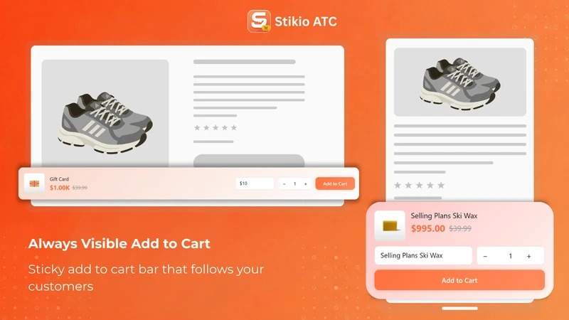 Stikio ‑ Sticky Add to Cart