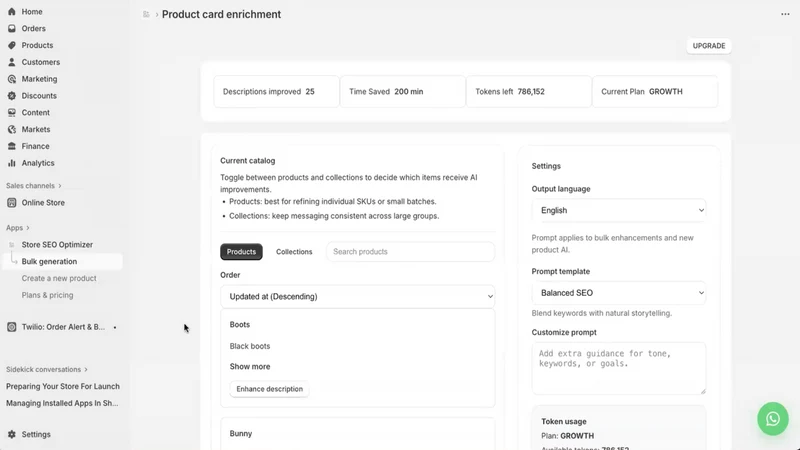 Store SEO Optimizer