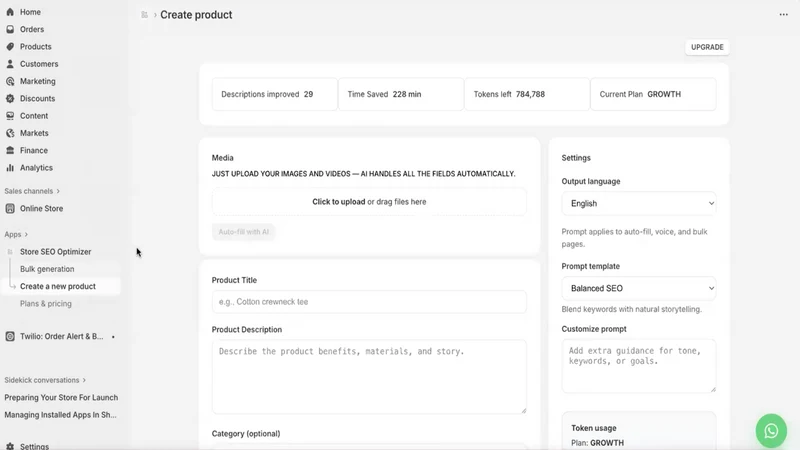 Store SEO Optimizer