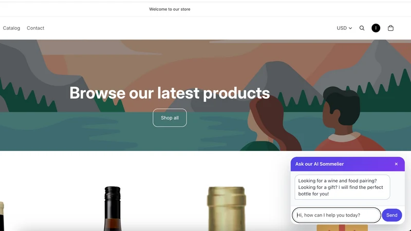 Pinpointed AI Sommelier