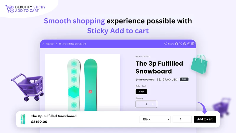 DB Sticky Add To Cart Bar
