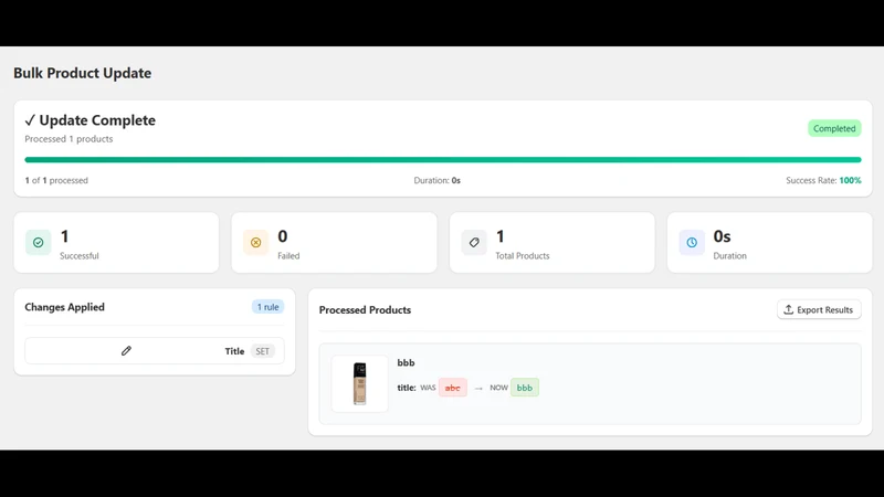 Airo Bulk Product Editor