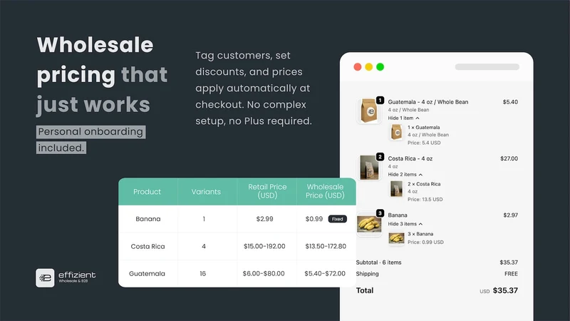 effizient: Wholesale & B2B