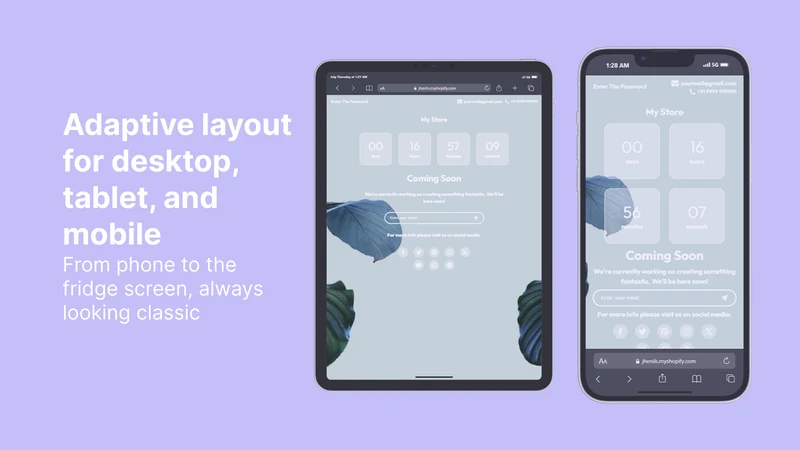 Coming Soon Page Pro