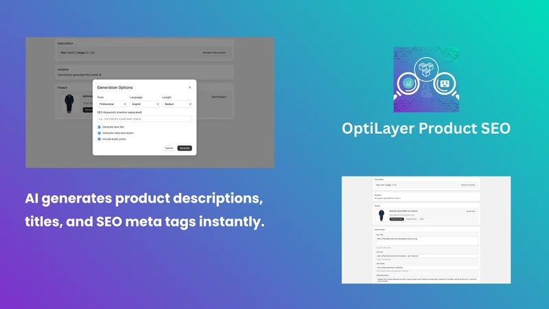 OptiLayer Product AI SEO