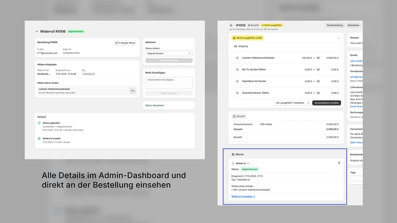 Widerruf Manager
