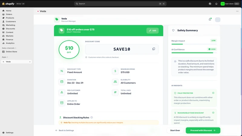 Veda – Safe Discounts & Stacks
