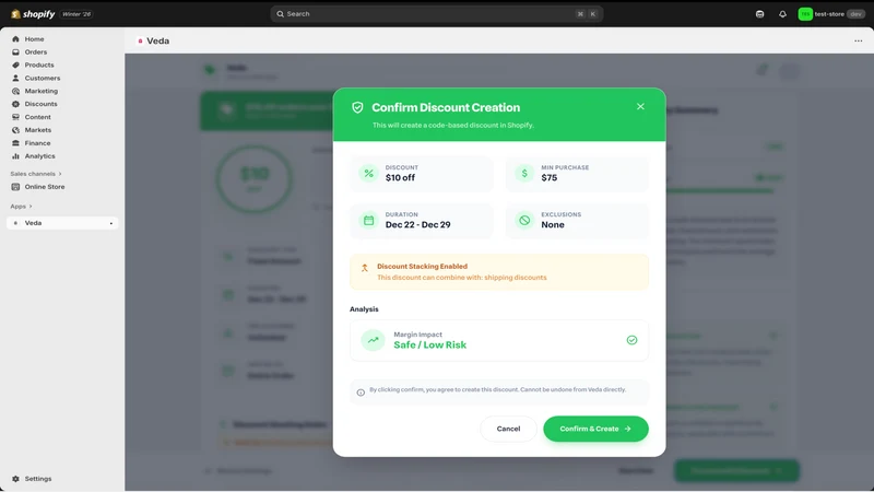Veda – Safe Discounts & Stacks