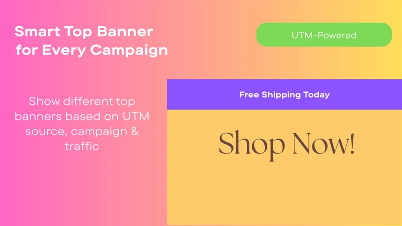 Smart UTM Banner