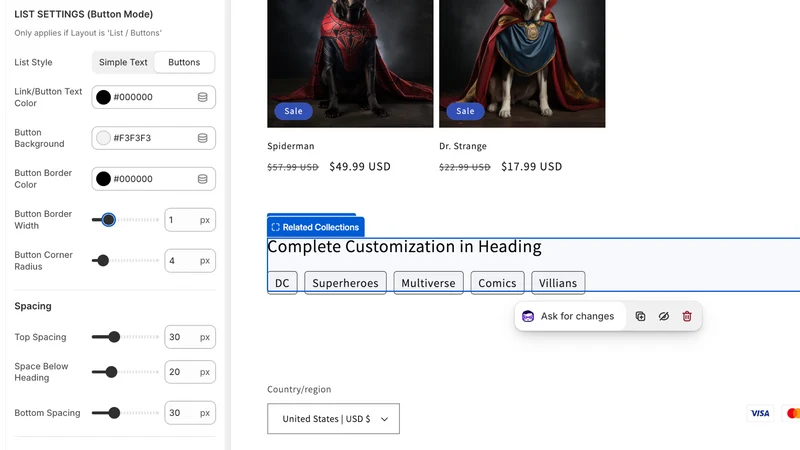 Related Collections Linking