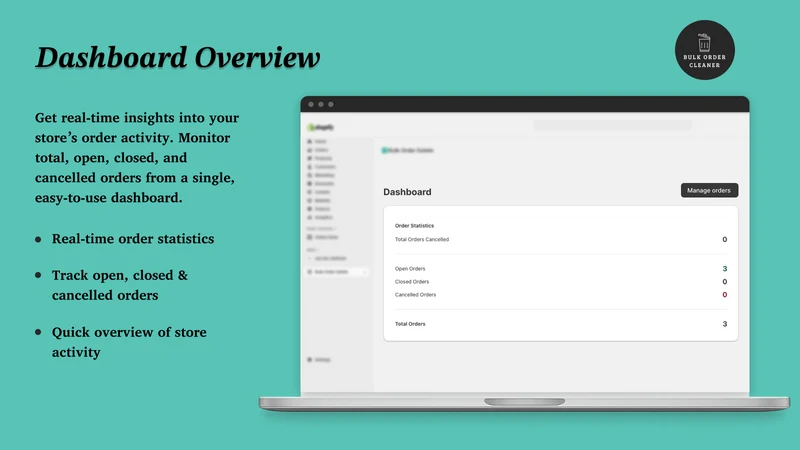 SML Bulk Order Cleaner Manager