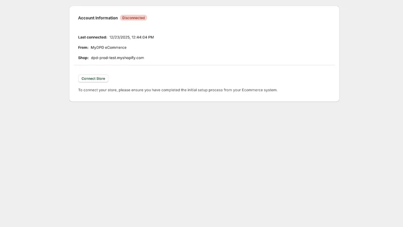 MyDPD eCommerce