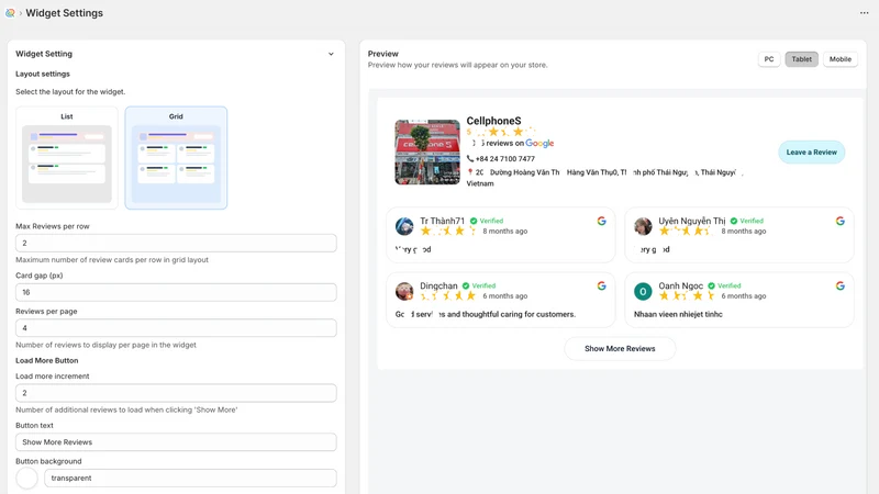 Google Reviews by Ryviu