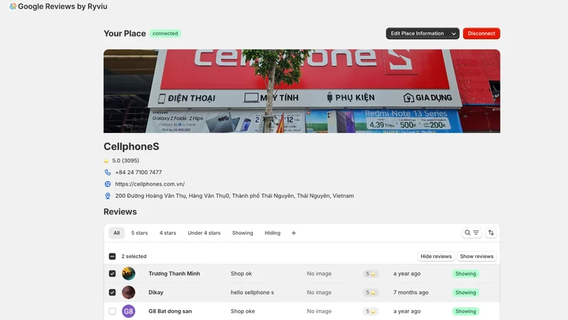 Google Reviews by Ryviu
