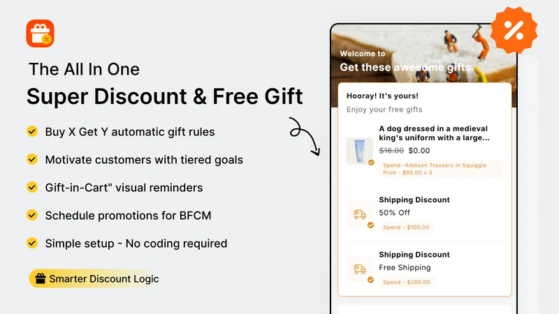 Super Discount & Free Gift