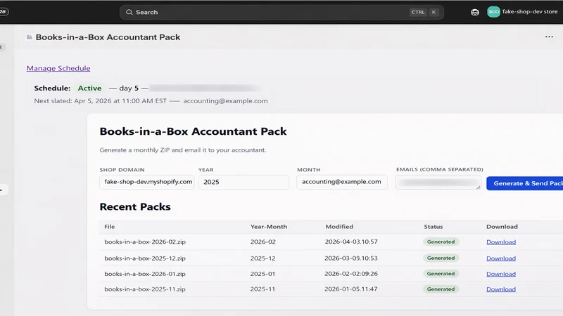 Books‑in‑a‑Box Accountant Pack