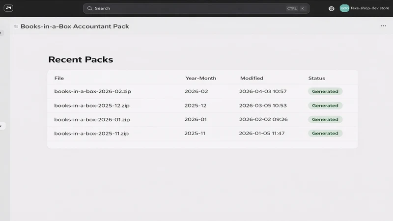 Books‑in‑a‑Box Accountant Pack