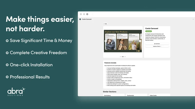 Premium Theme Sections by Abra