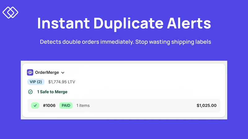 OrderMerge: Combine Orders