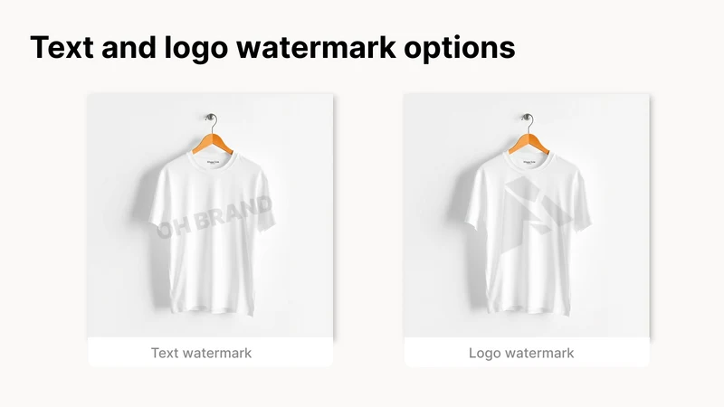 Oh: Product Image Watermark