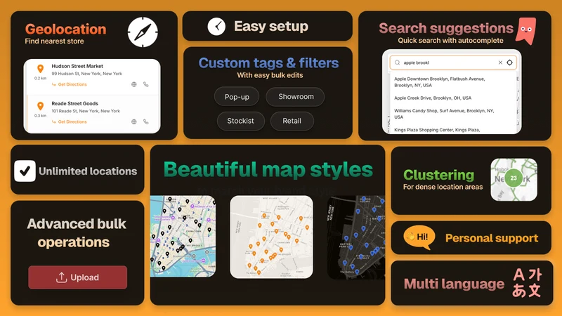 Mapsy: Store Locator & Maps