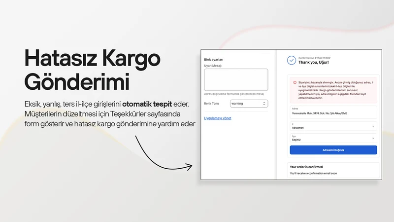 Kargo Adres Doğrulama