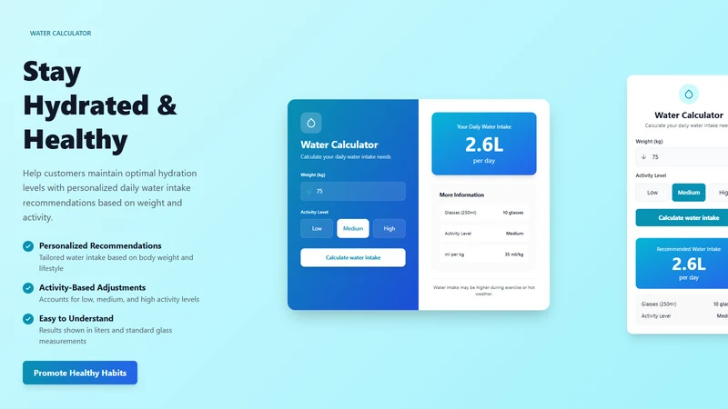 FitNumbers ‑ Body Calculators