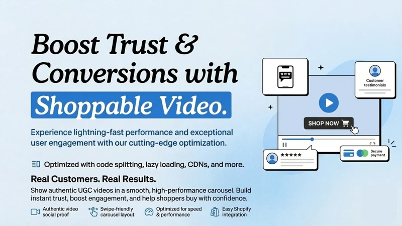 Conversion Shoppable Video