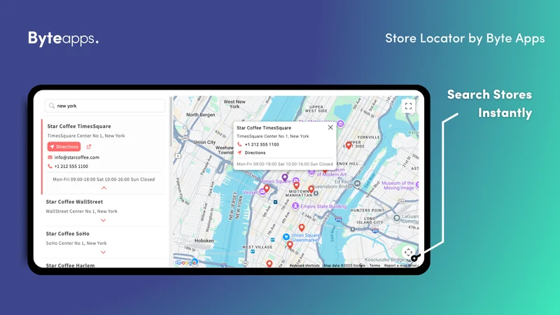 Store Locator by Byte Apps