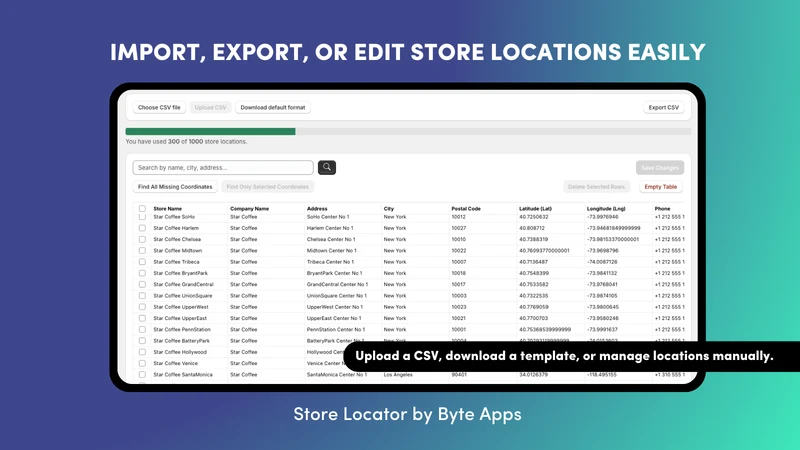 Store Locator by Byte Apps