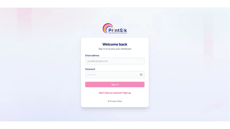 PrintSeek: Print On Demand
