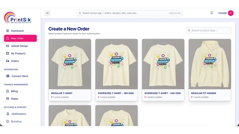 PrintSeek: Print On Demand
