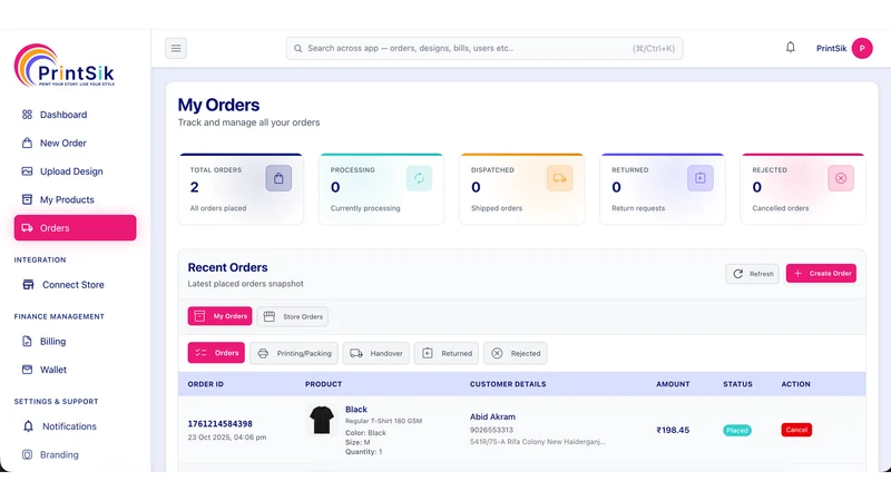 PrintSeek: Print On Demand