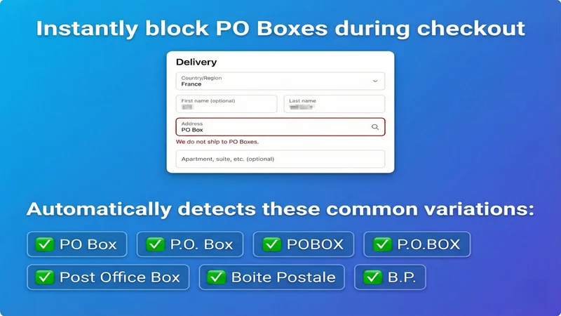 NoBox: PO Box Blocker