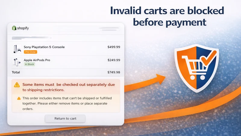 CheckoutGuard Block Mixed Cart