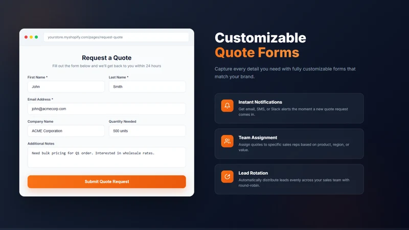Add to Quote: Hide Price & CRM