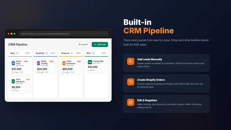 Add to Quote: Hide Price & CRM