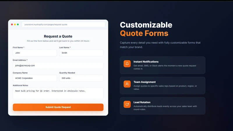 Add to Quote: Hide Price & CRM