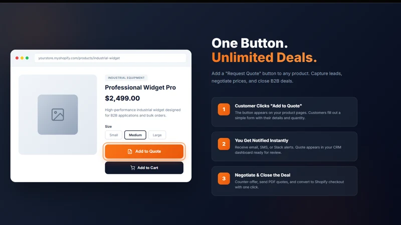 Add to Quote: Hide Price & CRM
