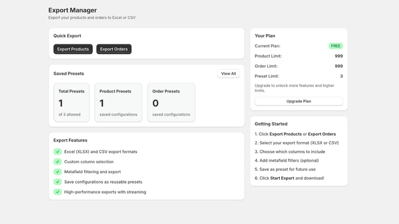 Commerslab Export Manager
