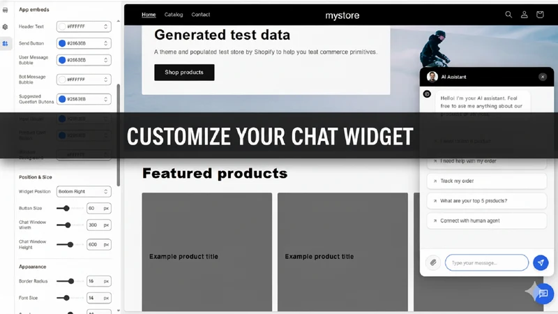 SC : AI Chatbot + Live Chat