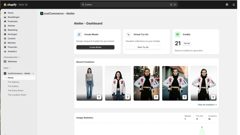 Atelier: AI Model Photos
