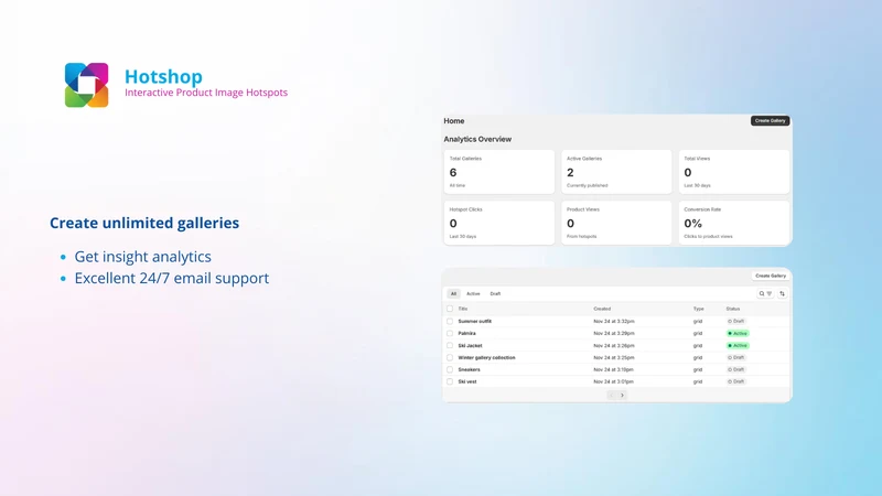 Hotshop: Product Image Hotspot