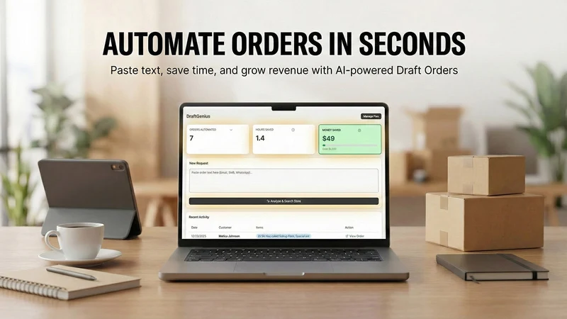 DraftGenius: Email to Order