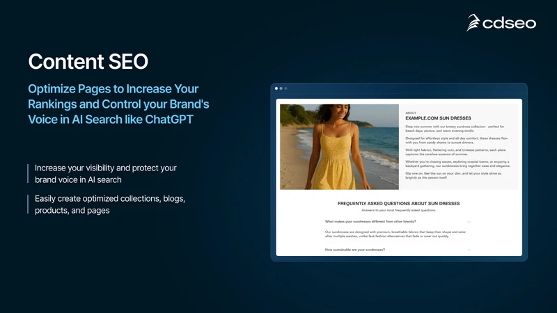 CDSEO: SEO for the AI Era