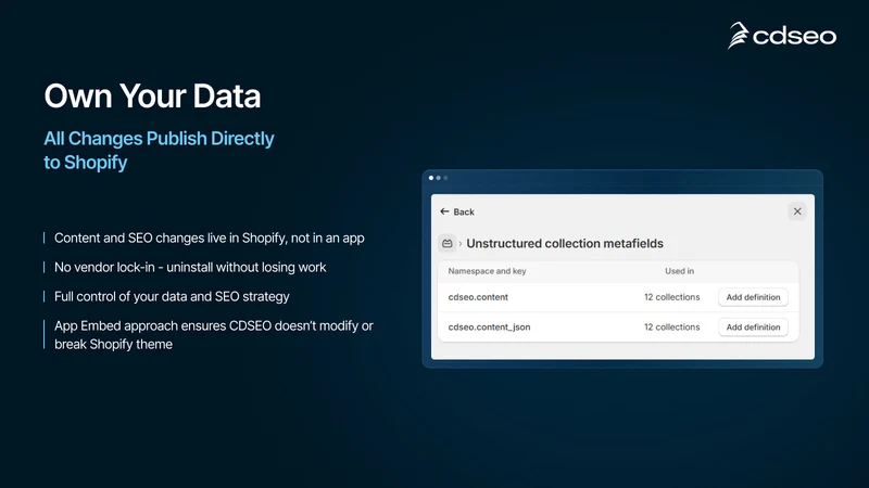 CDSEO: SEO for the AI Era