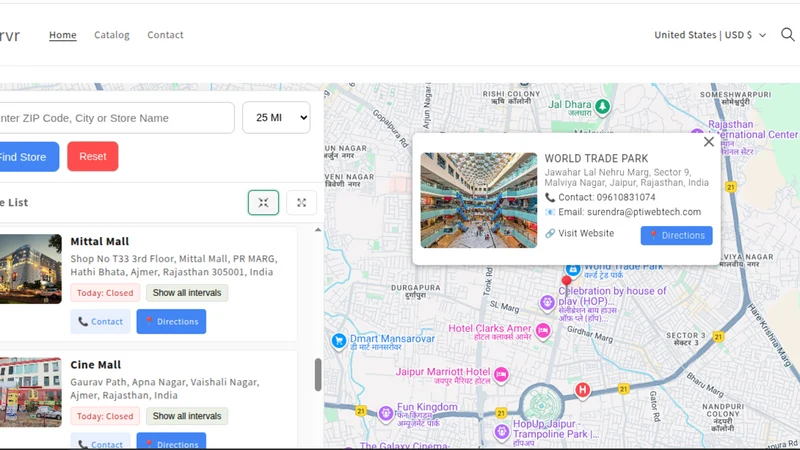 PTI Store Locator