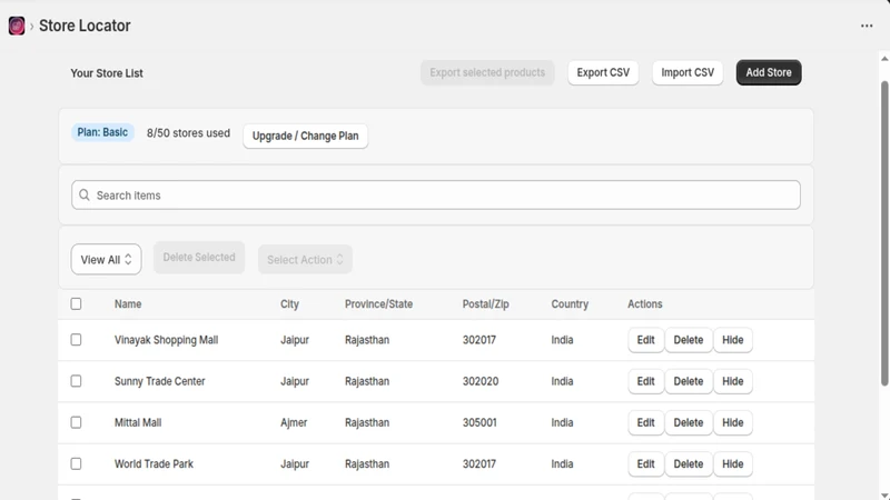 PTI Store Locator