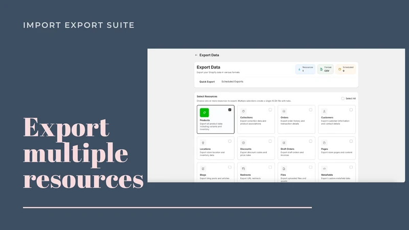 Import Export Suite