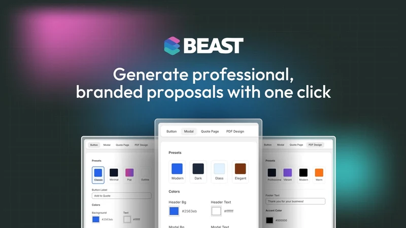 BEAST: Quote & CRM